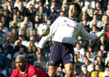 Taricco (Kanan) bermain untuk Spurs saat masih bermain/ AFP