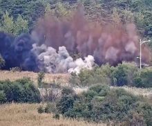 Ledakan di perbatasan Korut dan Korsel