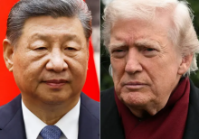 Xi Jinping dan Donald Trump/ AFP