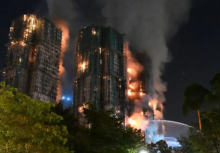 Korban tewas akibat kebakaran gedung pencakar langit di Hong Kong bertambah menjadi 36 orang, lebih dari 200 orang hilang/ AFP
