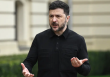 Volodymyr Zelensky/ AFP