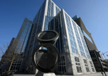 Kantor pusat Euroclear di Brussels/ AFP