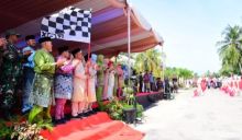 Ribuan Peserta Pawai Ta'aruf Resmi Dilepas Wakil Bupati Bengkalis