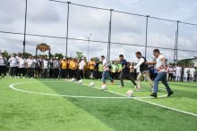 Pembukaan Bank Riau Kepri Syariah Mini Soccer Tournament Volume 1 Tahun 2025