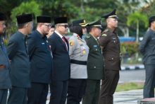 Wakapolres Siak Hadiri Upacara Hari Ibu ke-97 dan Hari Bela Negara ke-77, Tegaskan Komitmen Nilai Kebangsaan