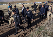 Pemandangan dari lokasi kejadian/ AFP