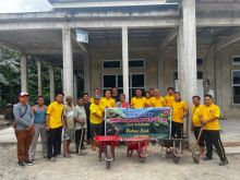 HUT ke-80 Intelijen Polri, Sat Intelkam Polres Siak Gelar Bakti Sosial di Kampung Dayun