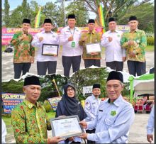 Berdedikasi dan Setia Mengabdi Sejak 1978, Djamhuri Terima Penghargaan Guru MDTUla Inspiratif pada HAB Kemenag RI ke-80