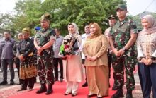 Danrem 031 Wira Bima Kunker ke Bengkalis, Disambut Bupati dan Forkopimda