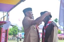 Wabup Bengkalis Resmi Membuka Perkemahan Akbar Ke-14