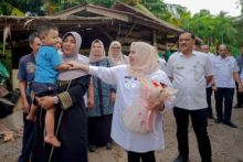 Bupati Kasmarni Kunjungi Desa Bantan Timur, Perkuat Pendidikan Ramah Anak