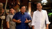 Presiden Prabowo Subianto dan Presiden RI ke-7 Jokowi Dodo. Sumber: kompas.com