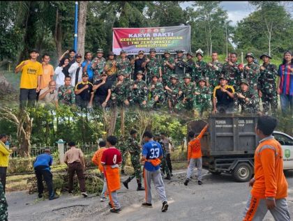 Ratusan Personel Gabungan Turun Lapangan, TNI Zero Waste Sasar Sampah Kota