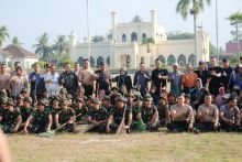 Kodim 0322/Siak Dukung Instruksi Presiden, Turun Langsung Gotong Royong Bersama Forkopimda