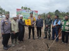 Manfaatkan Lahan Produktif, Polres Siak Dukung Swasembada Pangan