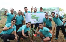 Polres Siak Gaungkan Green Policing Lewat Community Run, Sehat Bersama Jaga Lingkungan