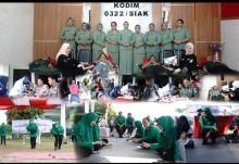 Donor Darah dan Lomba Meriahkan Peringatan HUT Persit KCK di Makodim Siak