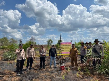 Api dari Perun Meluas, 10 Hektare Lahan Gambut Hangus
